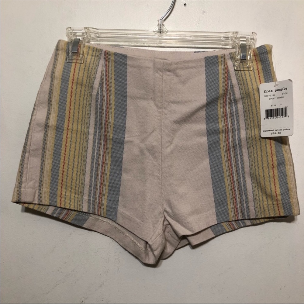 Free People High Rise Newman Striped Short - Picture 5 of 8